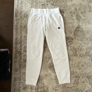 Champion White Sweatpants for Casual Comfort